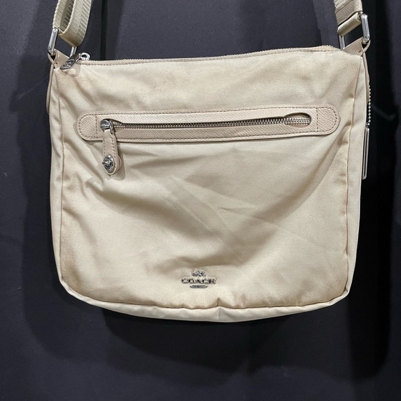 Coach Handbags - Coach Tan Shoulder Bag with Adjustable Strap